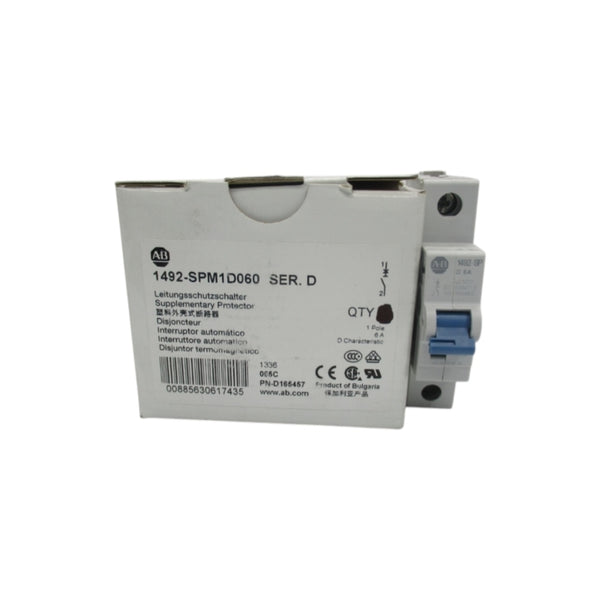 ALLEN BRADLEY 1492-SPM1D060 SER. D 277VAC 6A NSNP