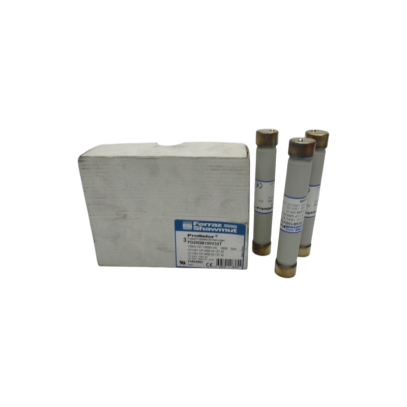 FERRAZ SHAWMUT FD20GB100V32T 1500VAC 32A (PKG OF 3) NSMP