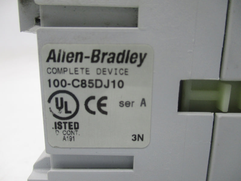 ALLEN BRADLEY 100-C85DJ10 SER. A 24VDC 85A UNMP