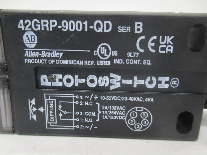 ALLEN BRADLEY 42GRP-9001-QD SER. B 20-40VAC NSMP
