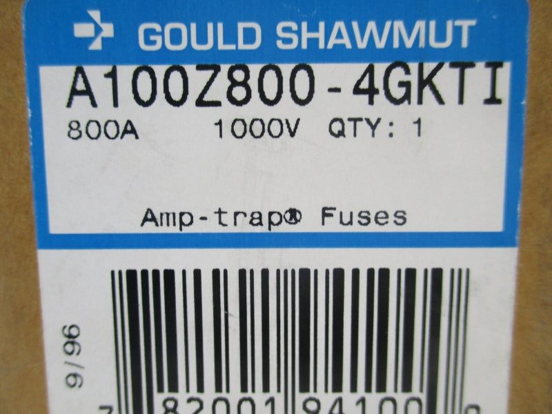 GOULD SHAWMUT A100Z800-4GKTI 1000V 800A NSMP