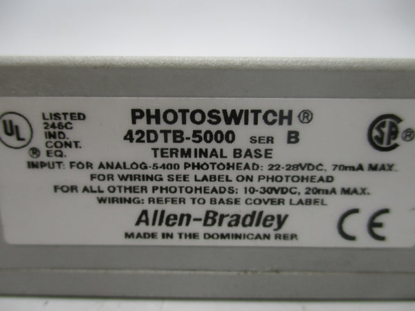 ALLEN BRADLEY 42DTB-5000 SER. B 10-30VDC UNMP