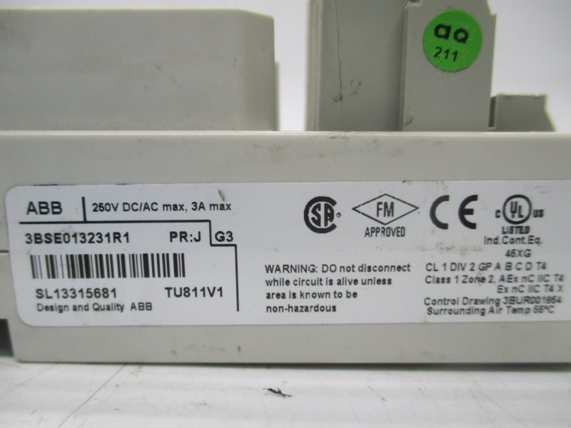 ABB 3BSE013231R1 250VDC/AC 3A NSNP