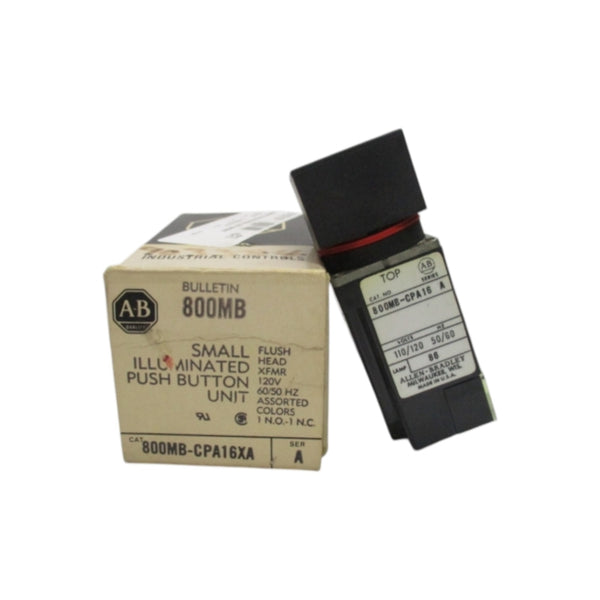ALLEN BRADLEY 800MB-CPA16XA SER. A 110/120V (BK/YL) NSMP