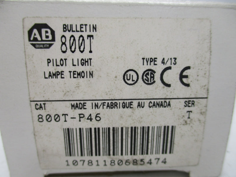 ALLEN BRADLEY 800T-P46G SER. T 480V NSNP