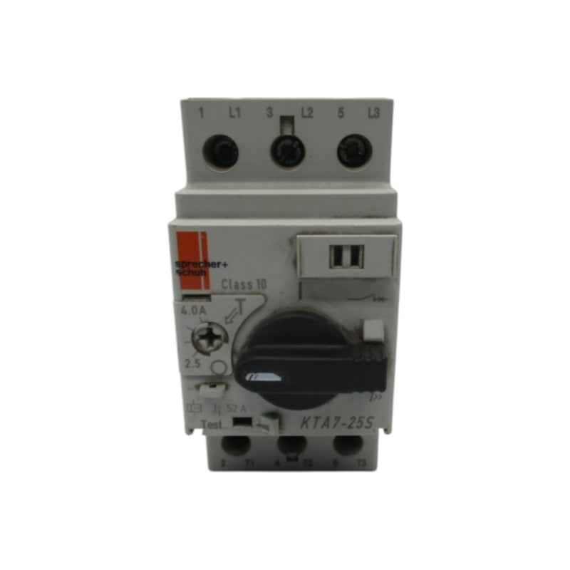 SPRECHER+SCHUH KTA7-25S-4.0A SER. C 690V 2.5-4.0A NSNP