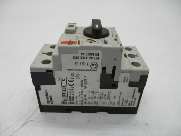 SPRECHER+SCHUH KTA7-25S-4.0A SER. C 690V 2.5-4.0A NSNP