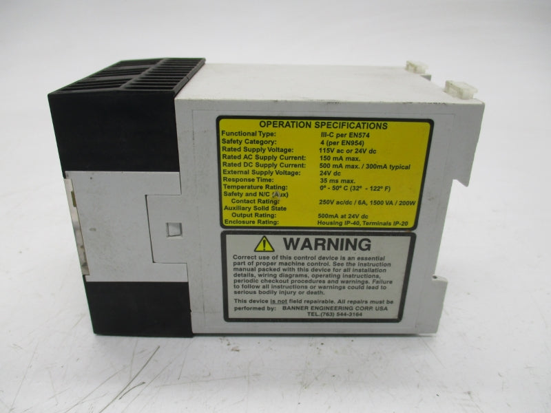 BANNER ENGINEERING AT-GM-11KM 115VAC UNMP