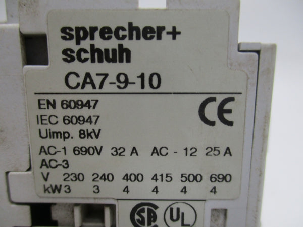 SPRECHER+SCHUH CA7-9-10 24V 32A UNMP