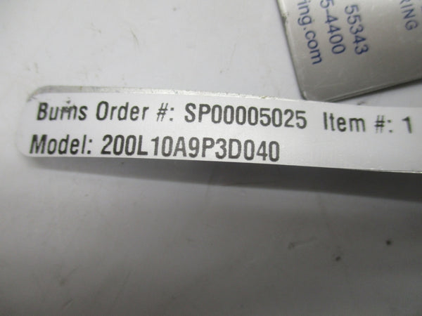 BURNS 200L10A9P3D040 NSNP