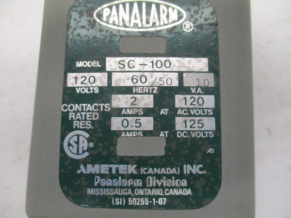 PANALARM SC-100 120V 0.5A UNMP