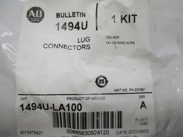 ALLEN BRADLEY 1494U-LA100 SER. A 100A NSMP