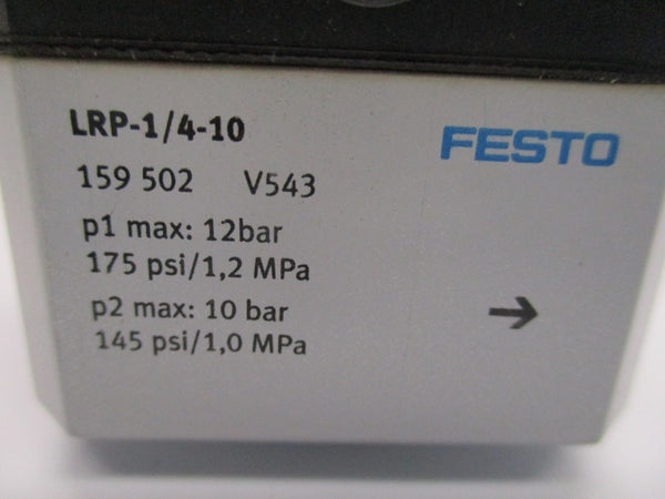 FESTO LRP-1/4-10 159502 175PSI NSMP