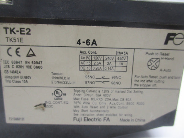FUJI ELECTRIC TK-E2 690V 4-6A NSNP