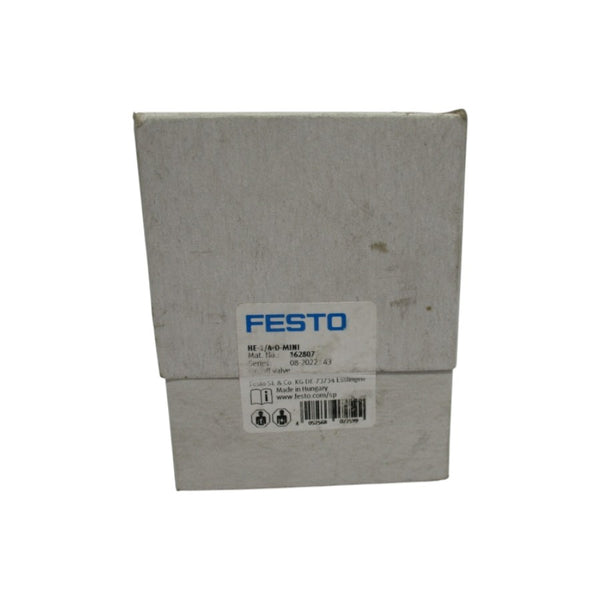 FESTO HE-1/4-D-MINI 162807 240PSI NSFS