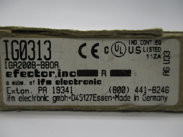 IFM IGA2008-BB0A IG0313 20-250VAC/DC NSMP