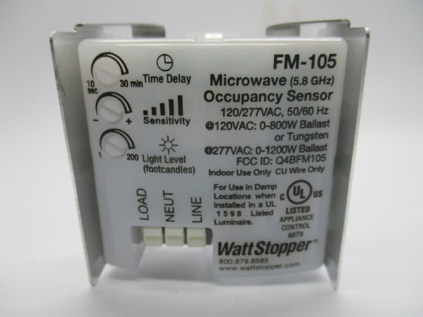 WATTSTOPPER FM-105 120/277VAC (AS PICTURED) NSNP