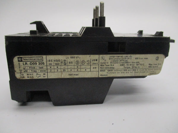 TELEMECANIQUE LR1-D09306 600VAC 15A UNMP