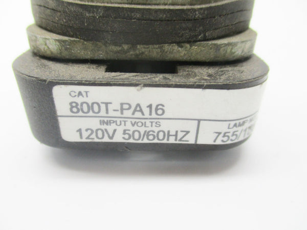 ALLEN BRADLEY 800T-PA16W SER. T 120V (AS PICTURED) NSNP