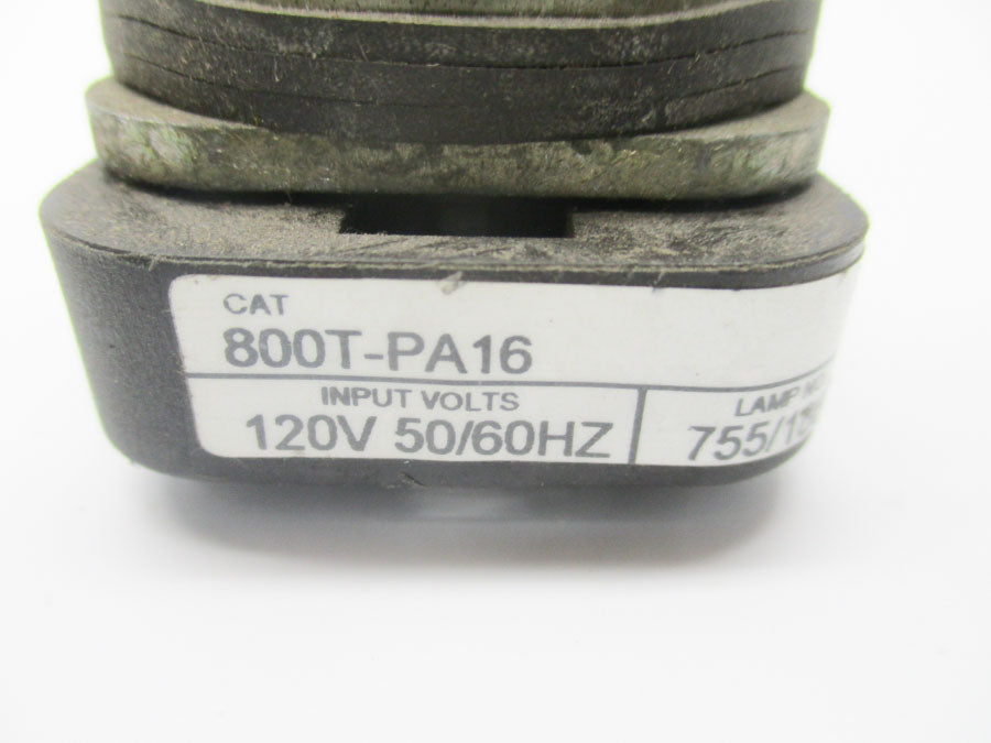 ALLEN BRADLEY 800T-PA16W SER. T 120V (AS PICTURED) NSNP