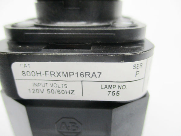 ALLEN BRADLEY 800H-FRXMP16RA7 SER. F 120V NSNP