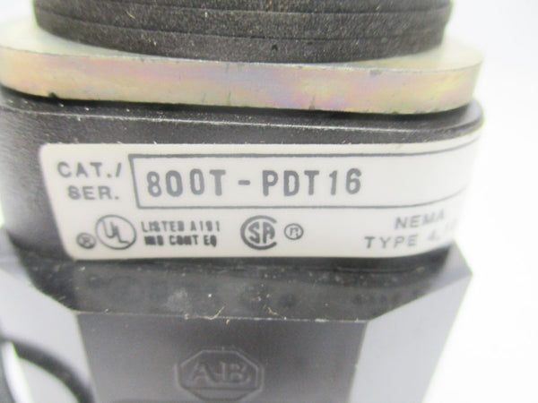 ALLEN BRADLEY 800T-PDT16 SER. T 120V NSNP
