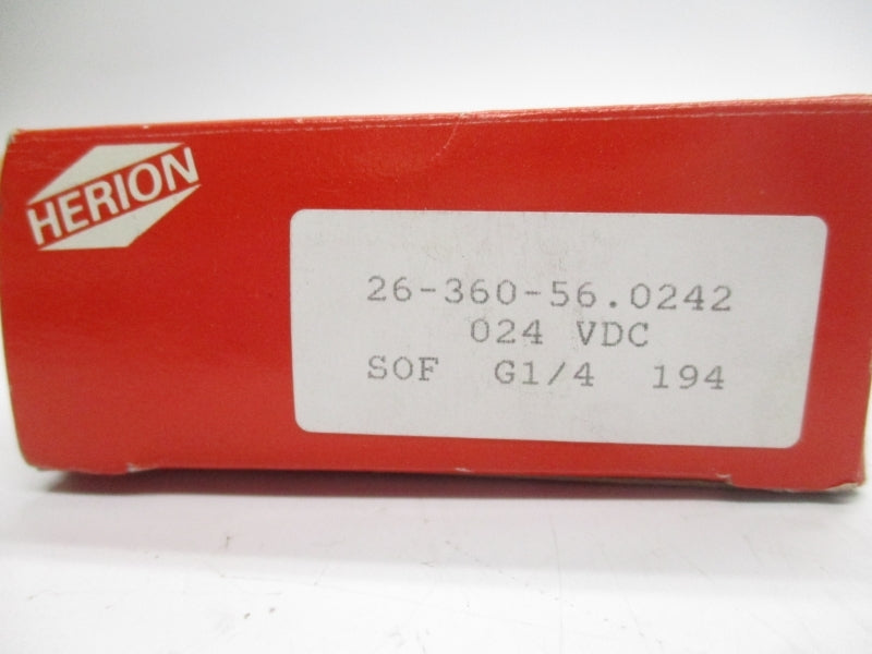 HERION 26-360-56.0242 24VDC NSMP
