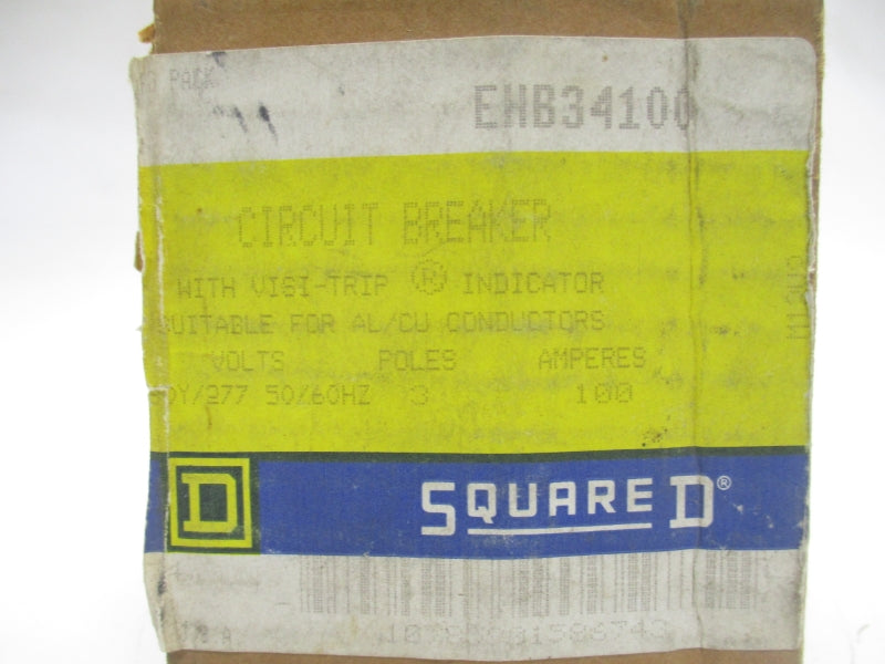 SQUARE D EHB34100 277V 100A NSMP