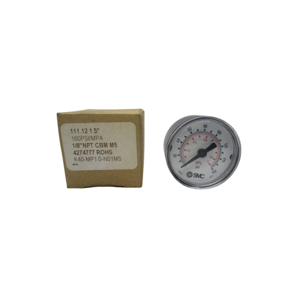 SMC K40-MP1.0-N01MS 111.12 0-160PSI 1.5" NSMP