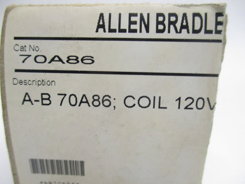 ALLEN BRADLEY 70A86 110/120V NSMP
