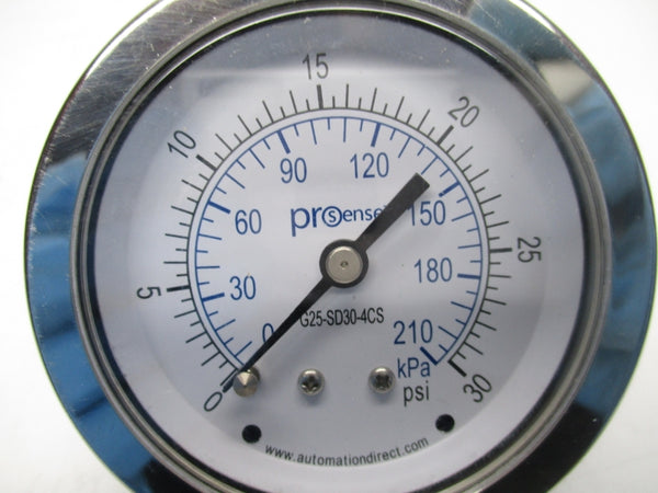 PROSENSE G25-SD30-4CS 0-30PSI NSMP