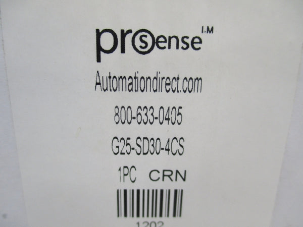 PROSENSE G25-SD30-4CS 0-30PSI NSMP