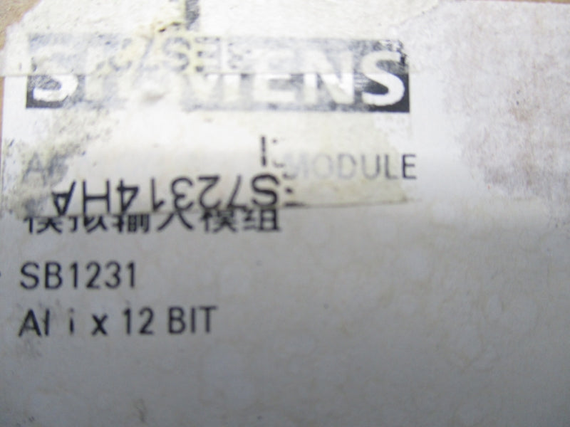 SIEMENS 6ES7231-4HA30-0XB0 NSFS