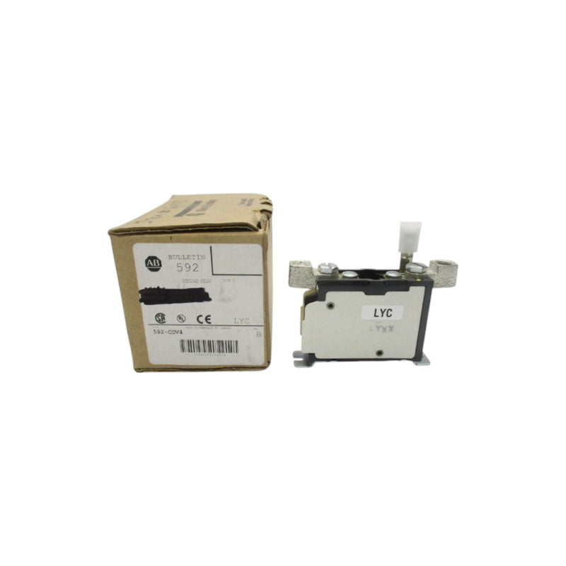 ALLEN BRADLEY 592-COV4 SER.B 600VAC (BR/WH) NSMP