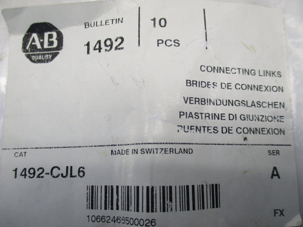 ALLEN BRADLEY 1492-CJL6 SER.A (PKG OF 10) NSMP