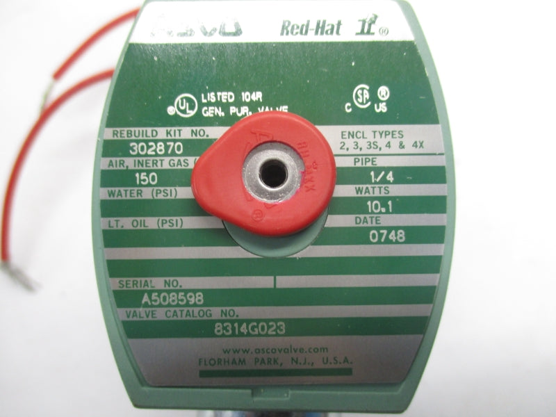 ASCO 8220G23 110-120V 150PSI NSMP