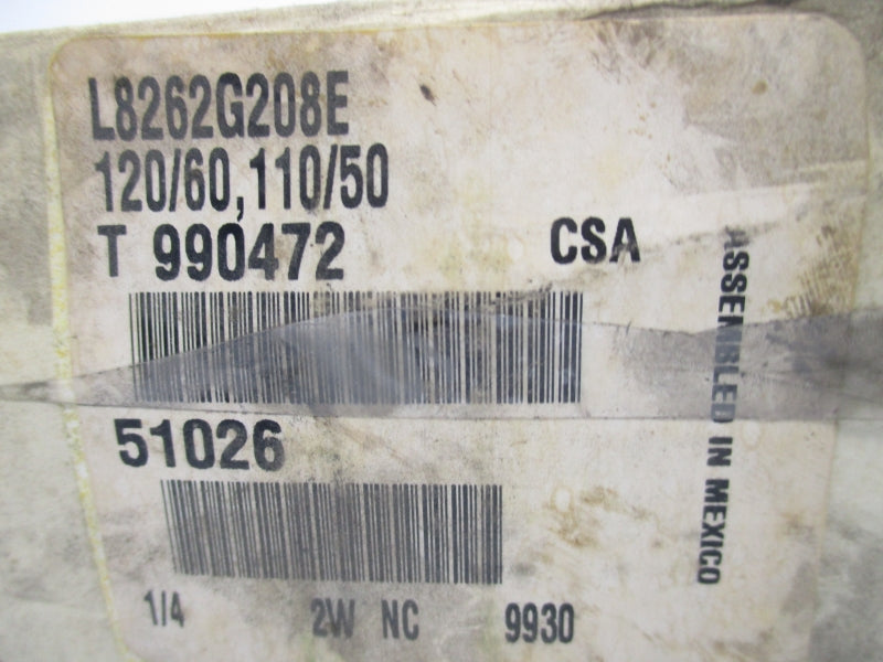 ASCO L8262G208E 1/4" NSMP