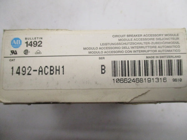 ALLEN BRADLEY 1492-ACBH1 SER.B 277VAC 6A (BK/BL) NSMP