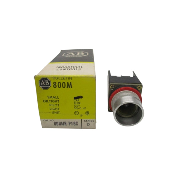 ALLEN BRADLEY 800MR-P16S SER. D 110/120V (AS PICTURED)(BK/YL) NSMP