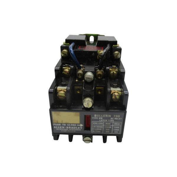 ALLEN BRADLEY 700-NM400A1 SER.D 110-120VAC NSNP