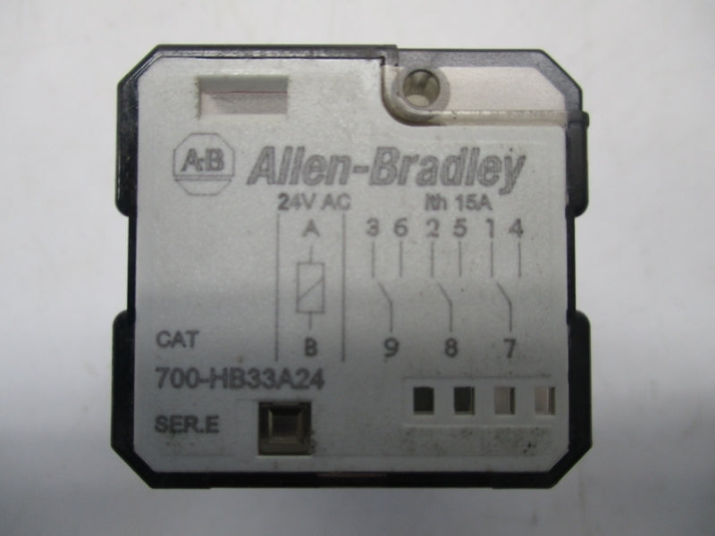 ALLEN BRADLEY 700-HB33A24 SER.E 24VAC 15A UNMP