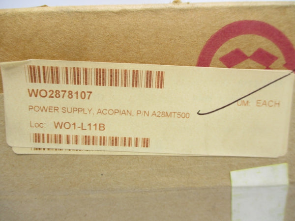 ACOPIAN A28MT500 NSFS