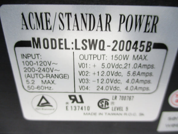 ACME LSWQ-20045B 200-240V 5.6A NSMP
