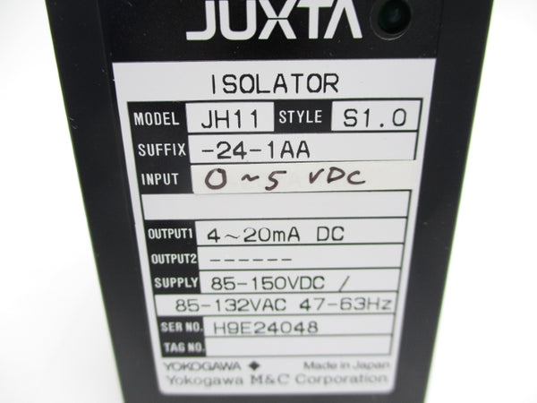 YOKOGAWA JH11-24-1AA 0-5VDC NSMP