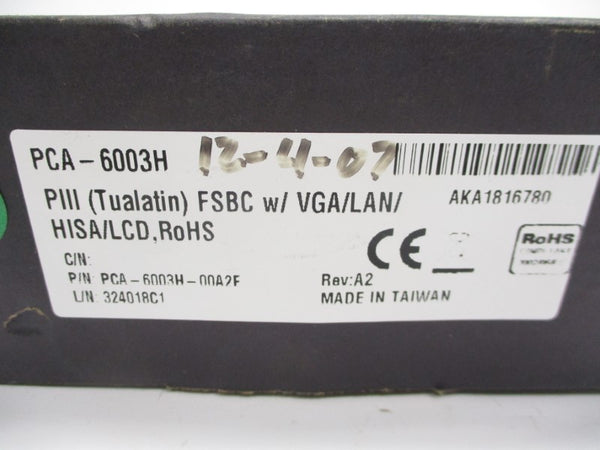 ADVENTECH PCA-6003H-00A2E REV. A2 NSMP