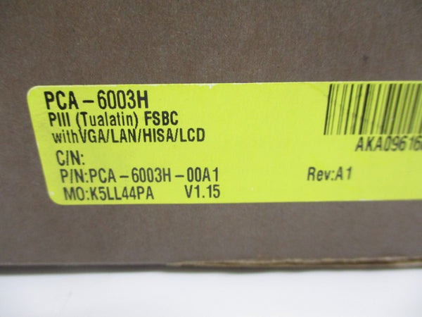 ADVENTECH PCA-6003H-00A1 AP-520 REV. A1 NSMP