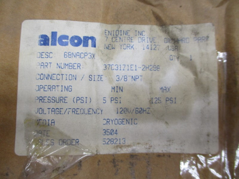 ALCON 68NACP3X 37C31Z1E1-2H298 5-125PSI 3/8" (AS PICTURED) NSMP