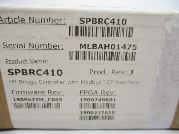 ABB SPBRC410 REV. J NSFS