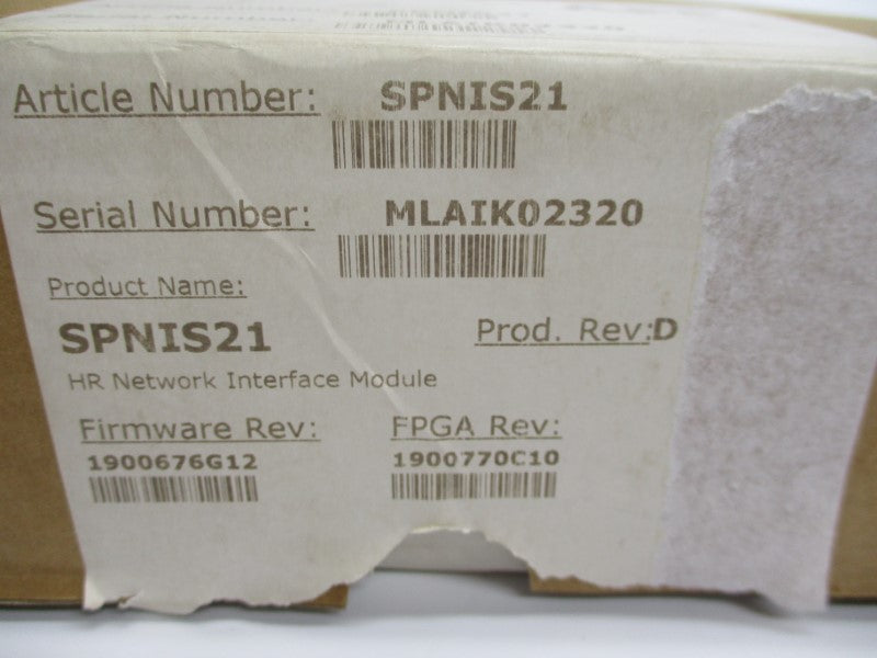 ABB SPNIS21 +5VDC 1.1A NSMP