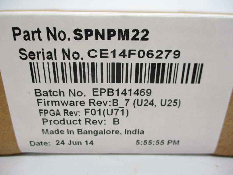 ABB SPNPM22 REV. B NSFS